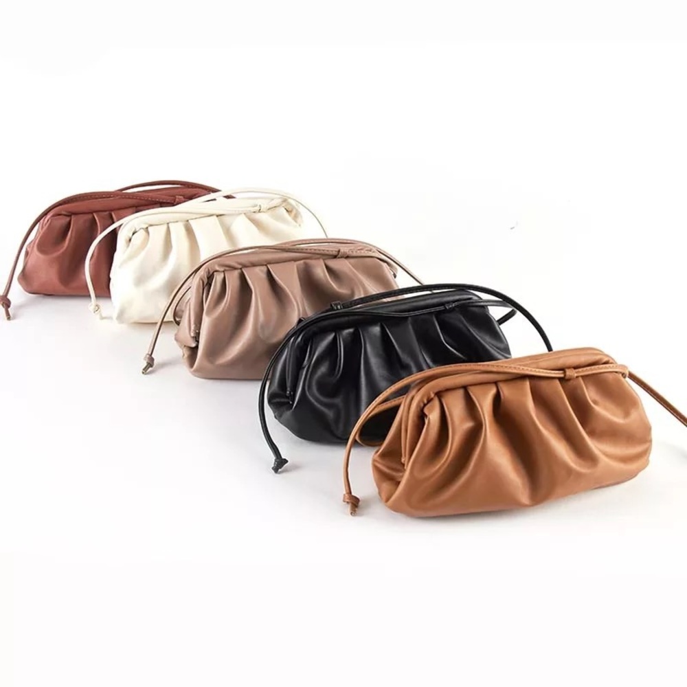 Black Cloud Clutch Bag